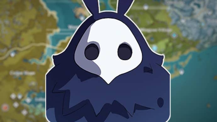 a blurred map of teyvat with an abyss mage portrait on top of it