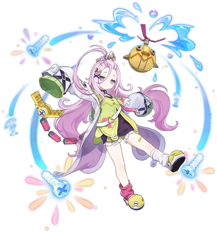 The splash art for Aino in Genshin Impact.