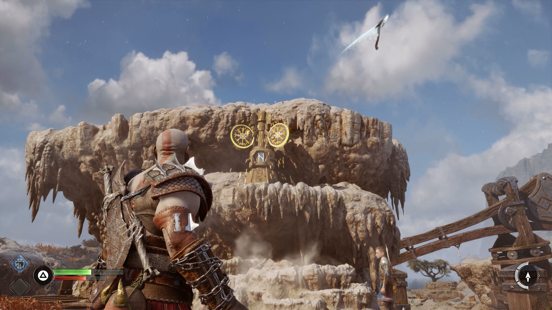 The third spinner in the Aurvangar Wetlands in God of War Ragnarok - 16