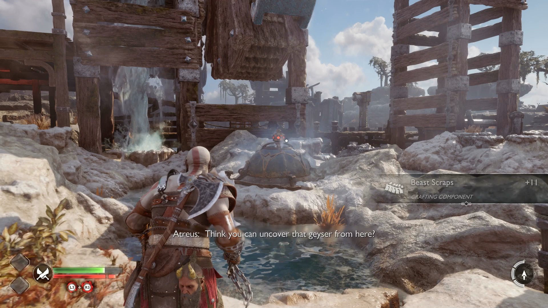 A water vent that opens a gate in God of War Ragnarok - 19