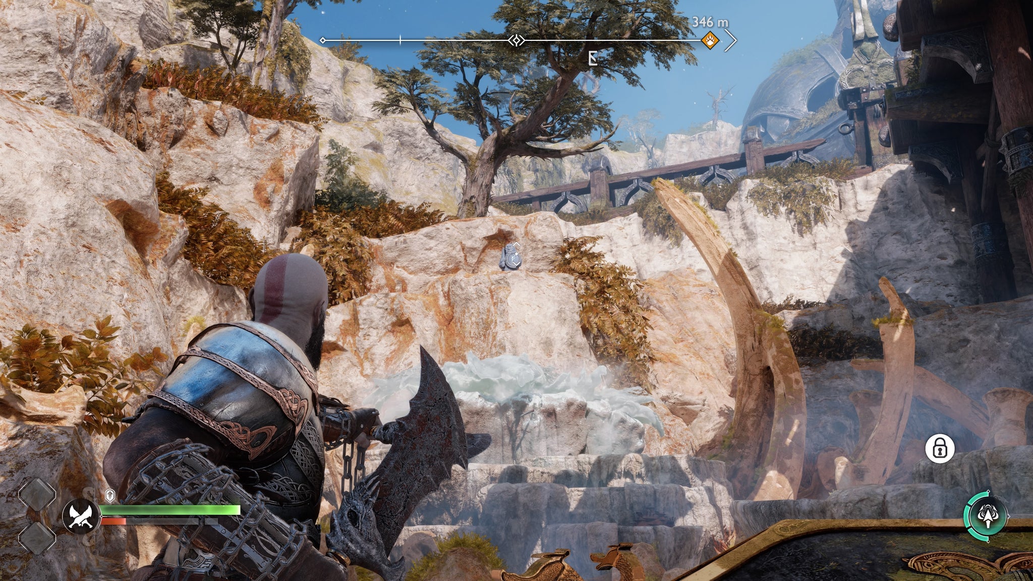 The first idol statue on Dragon Beach in God of War Ragnarok - 22