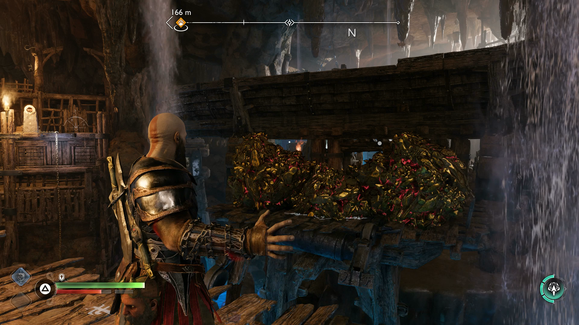 A blocked path in The Applecore in God of War Ragnarok