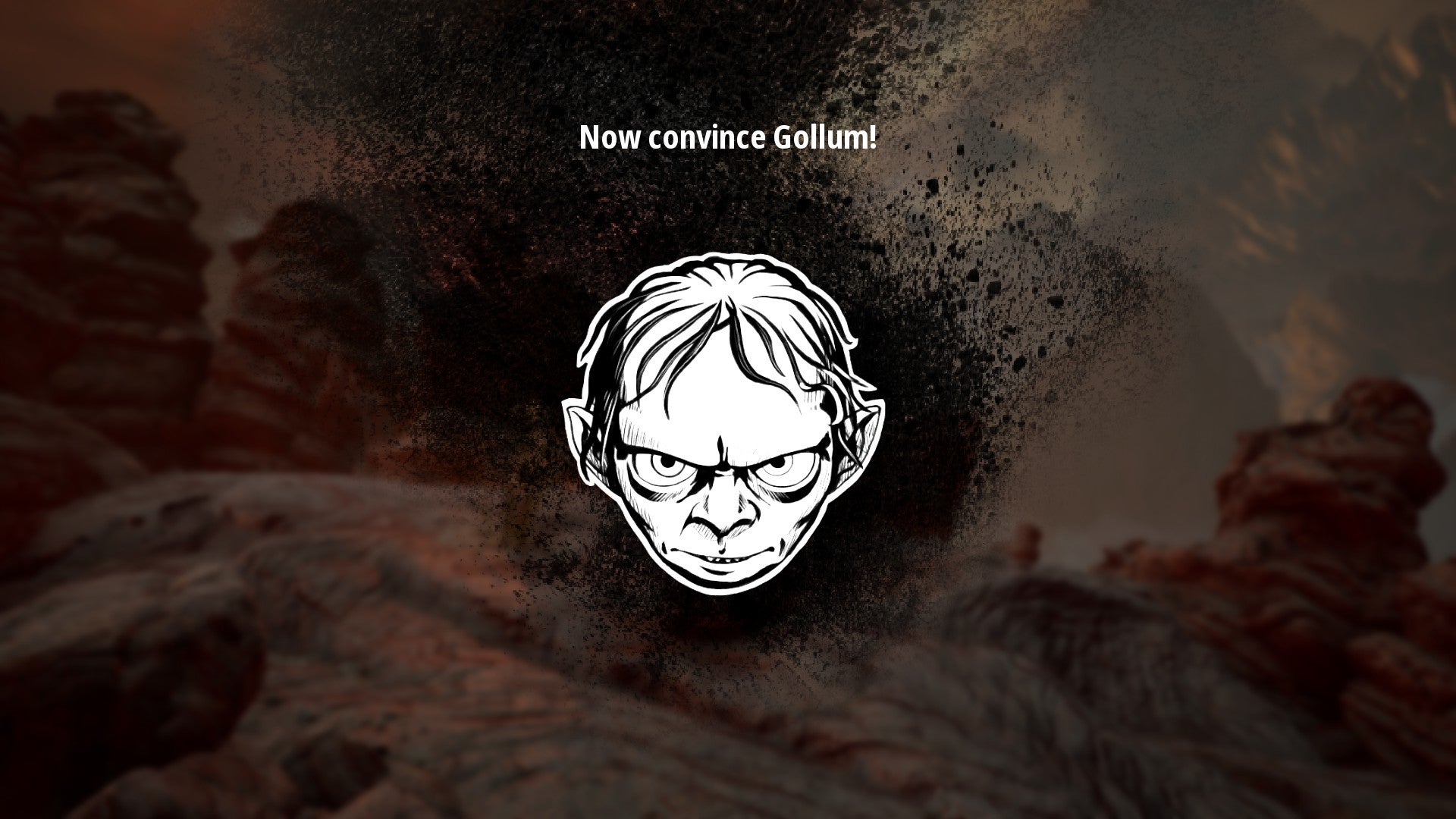 Gollum - convincing minigame