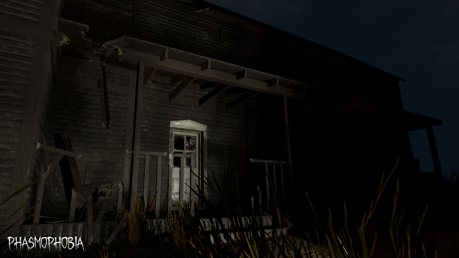 Screenshots from Phasmophobia's reworked Grafton Farmhouse
