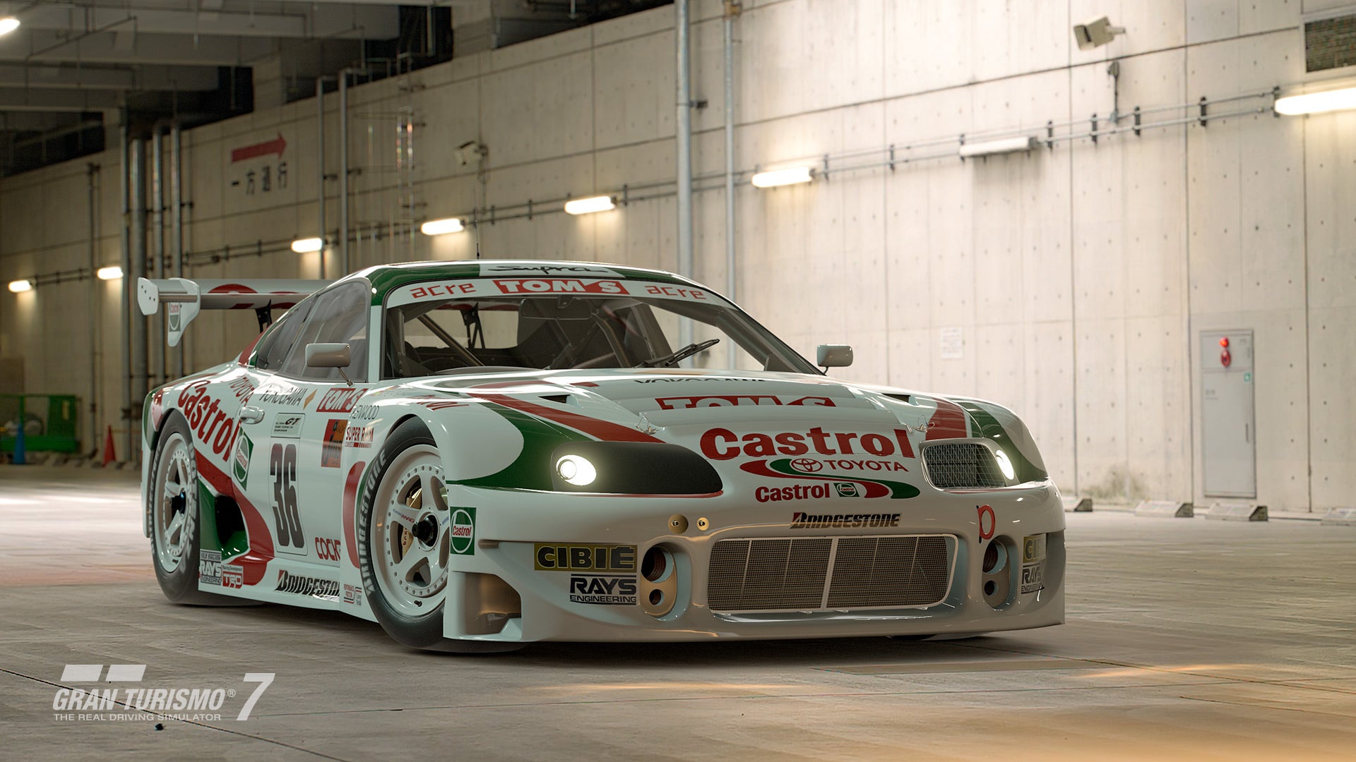 A Toyota Supra GT500 '97 (Castrol TOM'S) in Gran Turismo 7 - 3
