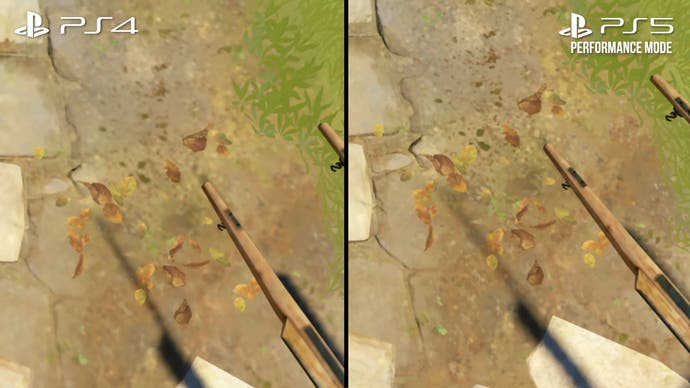 granblue fantasy: relink screenshot showing ps4 vs ps5 in terms of textures