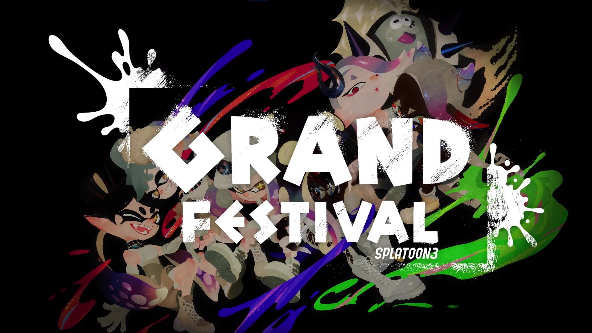 Splatoon 3 celebrará un "Grand Festival" en septiembre por su segundo aniversario