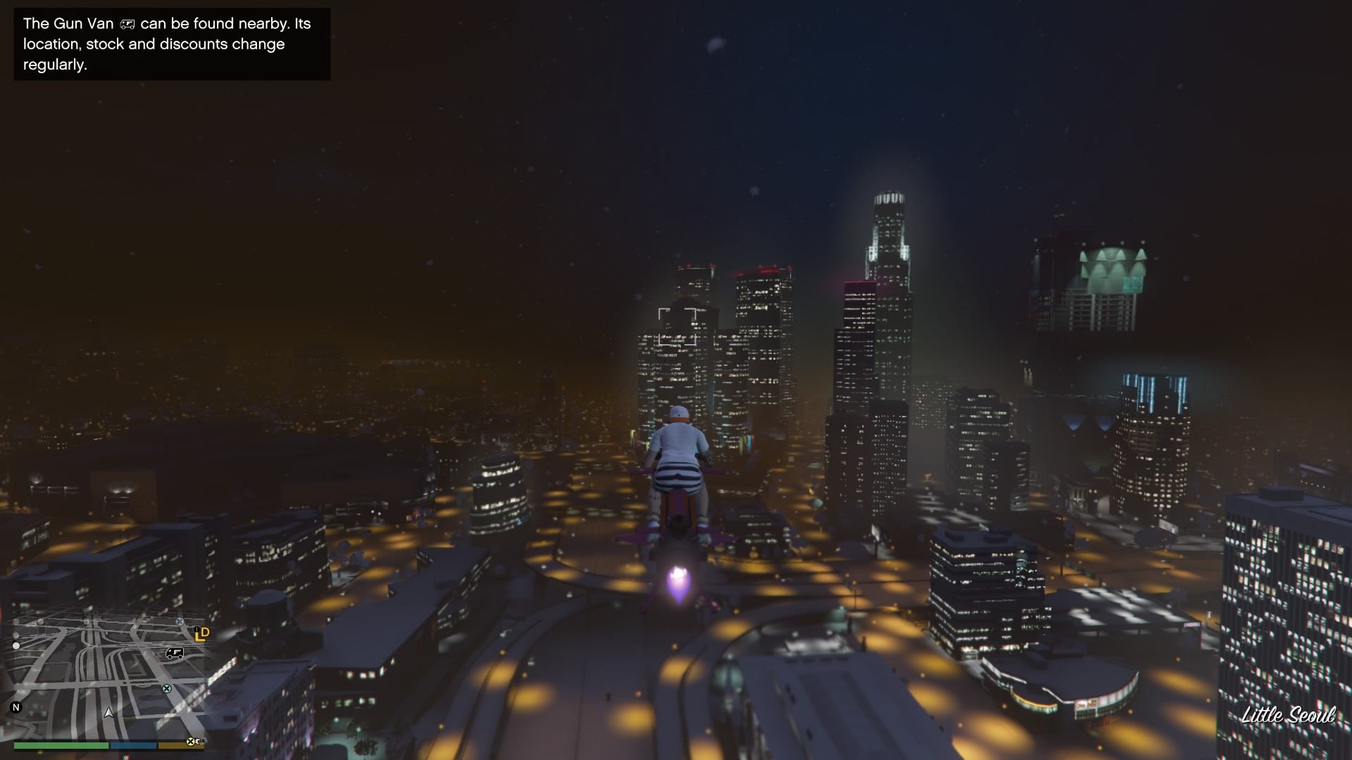 A new year treat: Snowfall in Los Santos A new year treat: Snowfall in Los Santos