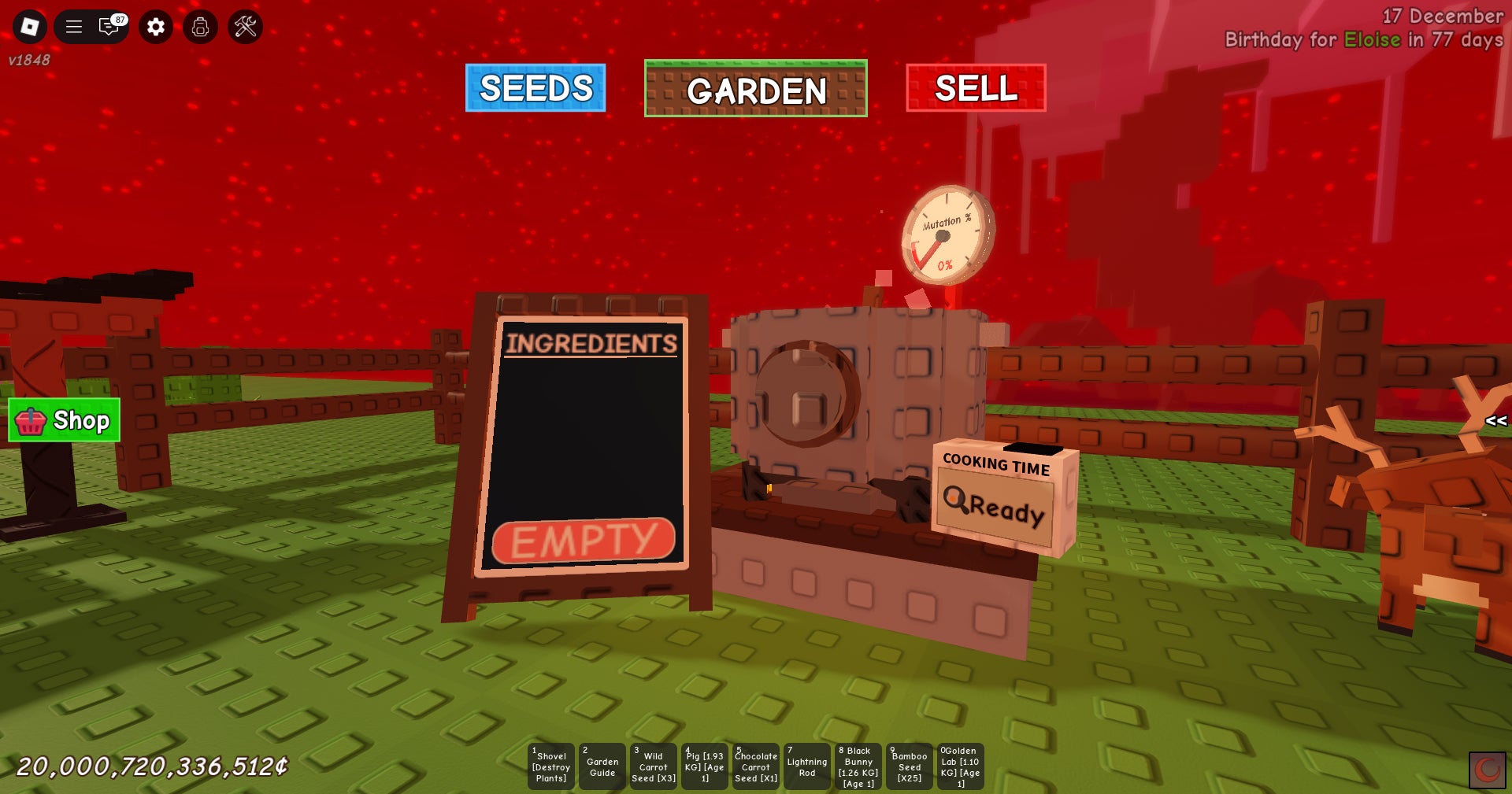Grow a Garden all cooking recipes listed | Eurogamer.net