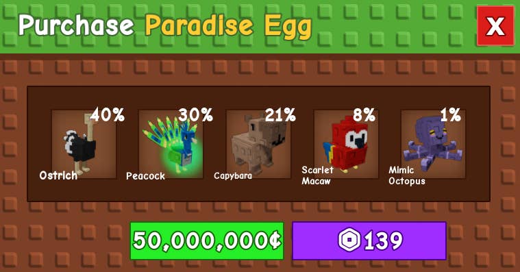 Grow a Garden Paradise Egg and Pets | Eurogamer.net