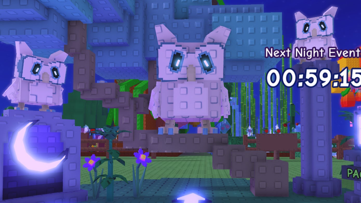 Grow a Garden Lunar event and Wise Old Owl Lunar Glow quest rewards