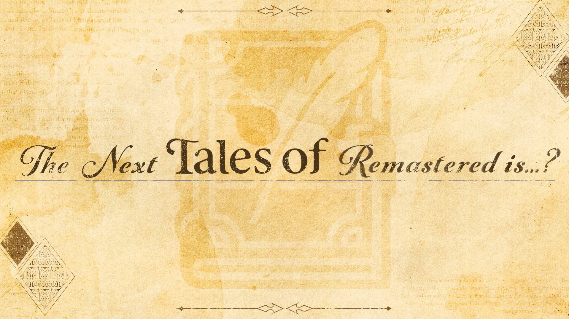 La próxima remasterización de la saga Tales Of se anunciará mañana