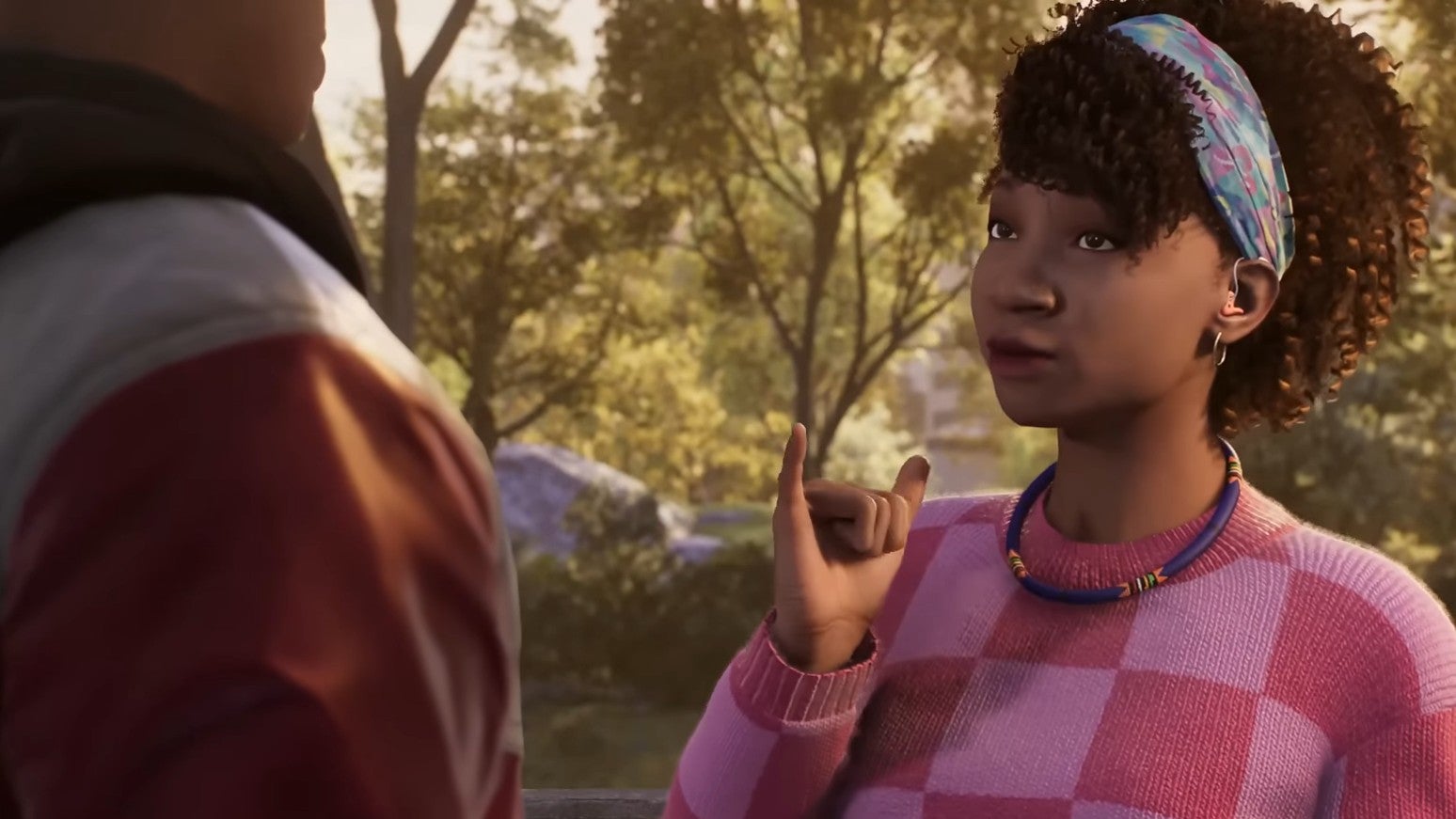 Hailey uses ASL to communicate with Miles in Marvel&rsquo;s Spider-Man 2