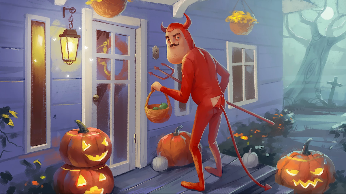 [Hello Neighbor] Theodore Peterson / Devil Minecraft Skin