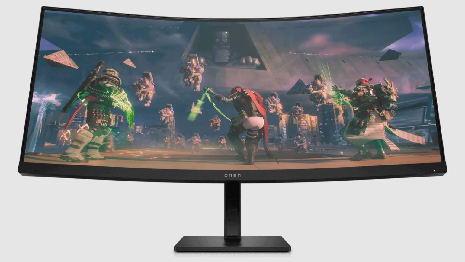 The HP Omen 34c gaming monitor,