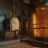A generator and large lab vat in Half-Life 2 RTX.