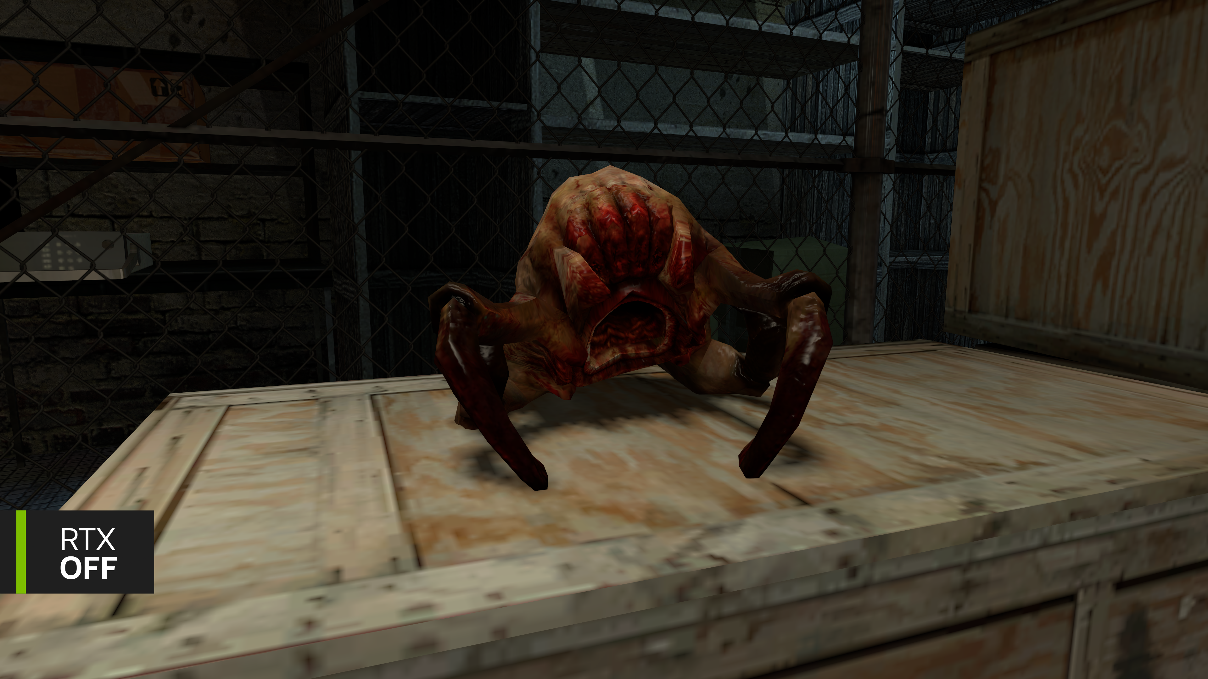 Lamaar, Dr Kleiner&rsquo;s pet headcrab, in the original Half-Life 2.