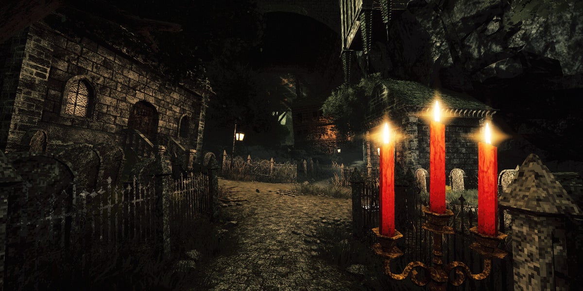Hallow Blade is like a first-person Greatest Hits of From Software offering a sunken interconnected kingdom of forests crypts a