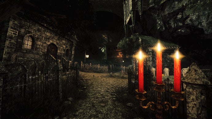 Hallow Blade is like a first-person Greatest Hits of From Software, offering a sunken interconnected kingdom of forests, crypts and castles