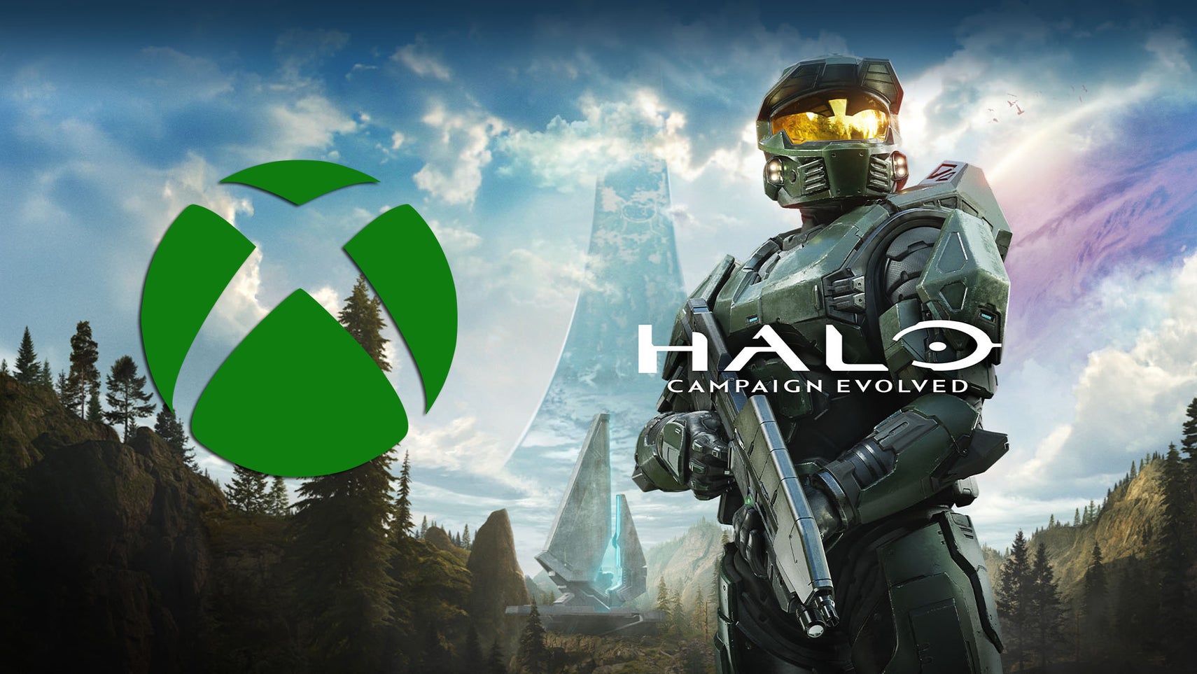 Halo: Campaign Evolved key art with Xbox logo on top