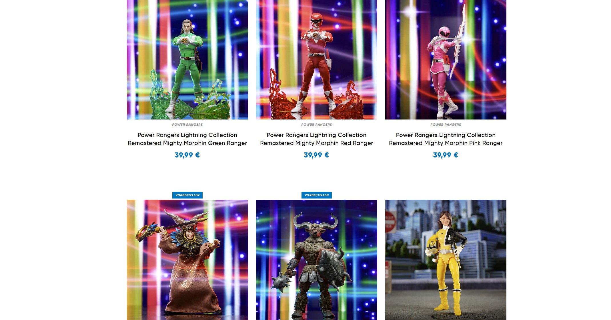 Kennt ihr noch die Power Rangers? Hasbro Pulse bringt neue Figuren für ...