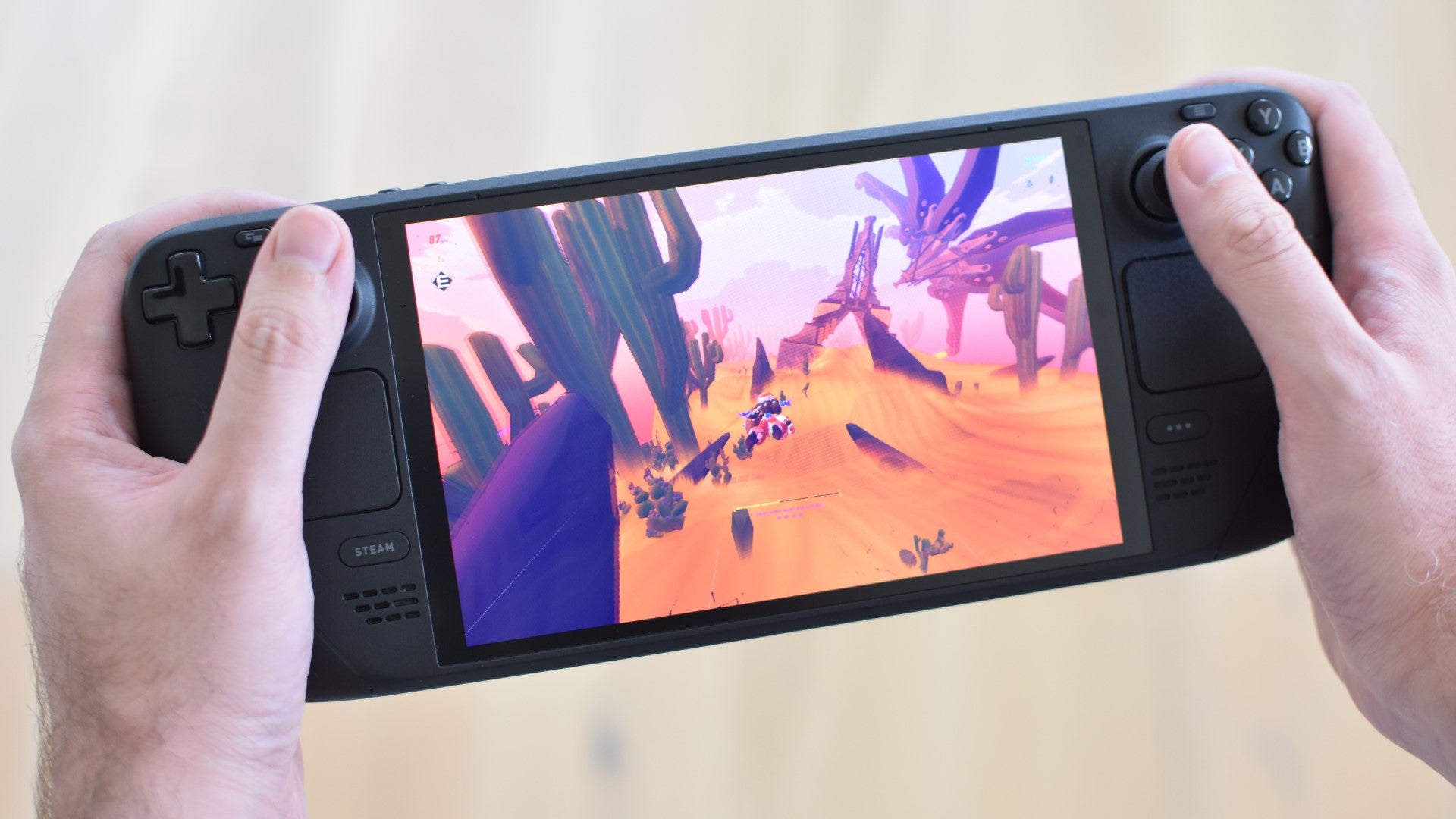 Haste running on a Steam Deck OLED. - 1