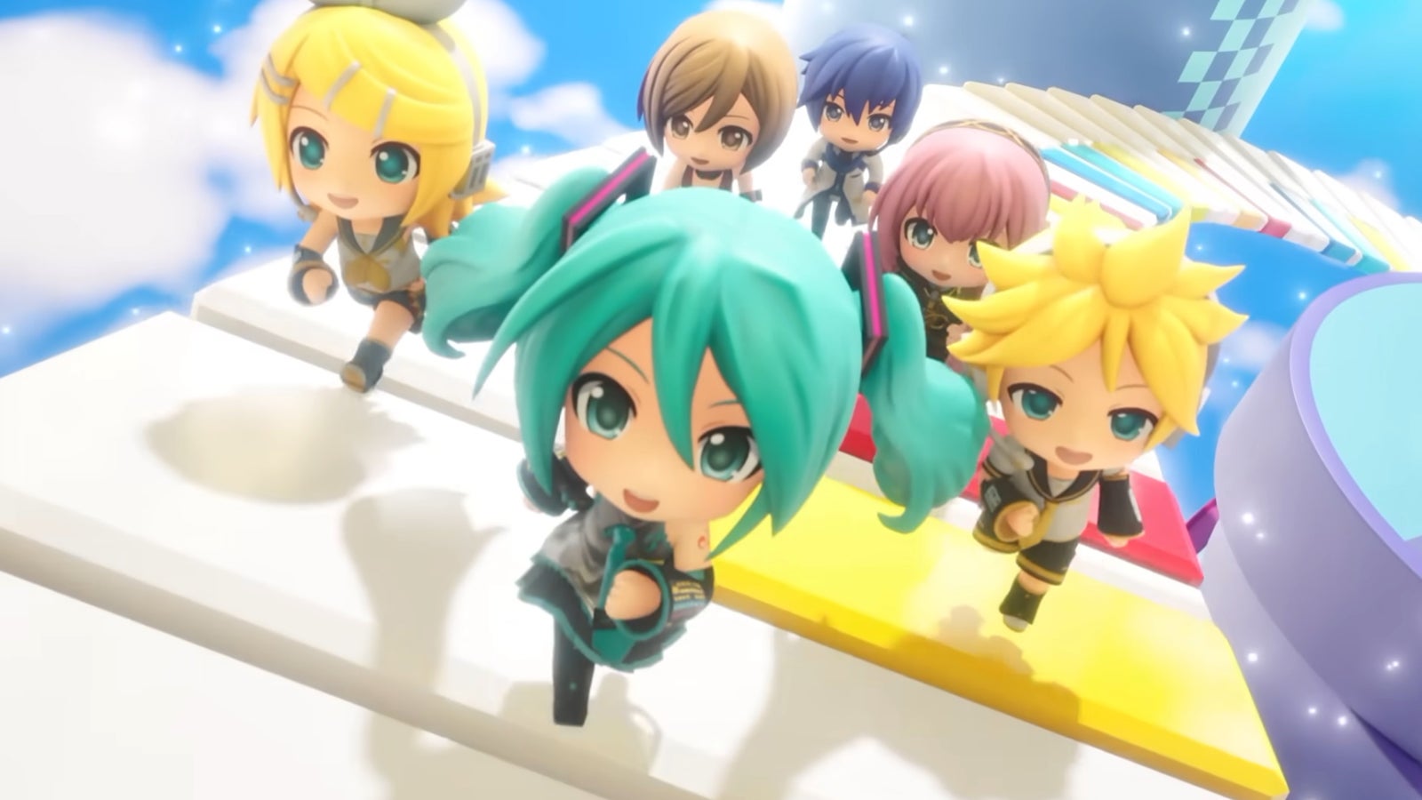 Hatsune Miku: Starry Party - group shot from teaser trailer