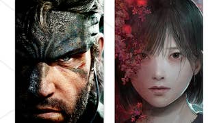 Header image for Konami's showing the promo art for both Metal Gear Solid Delta and Silent Hill f