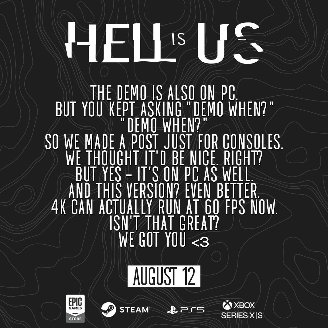 Hell is Us demo on PC graphic