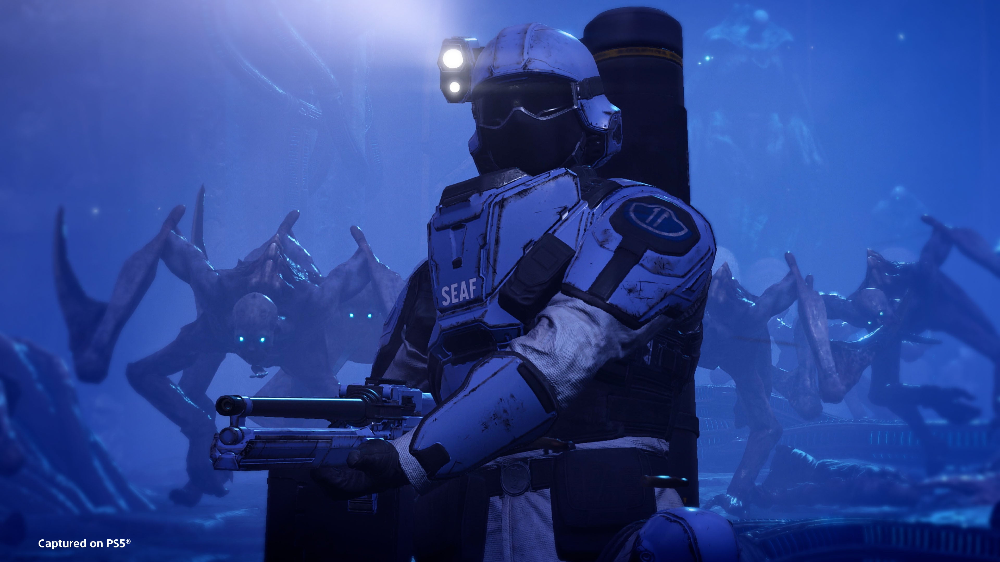 You can hug the Super Earth grunts in Helldivers 2's Devoid of Liberty update, which revamps NPC troops and adds new Illuminate enemies