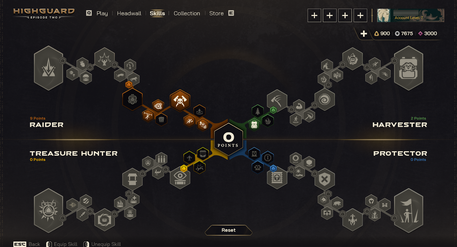 Highguard skill tree