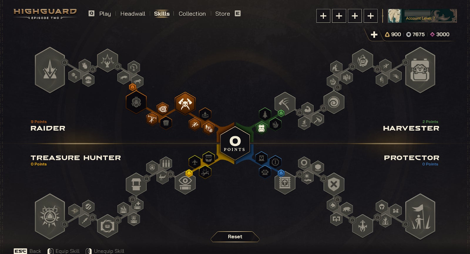 Highguard skill tree