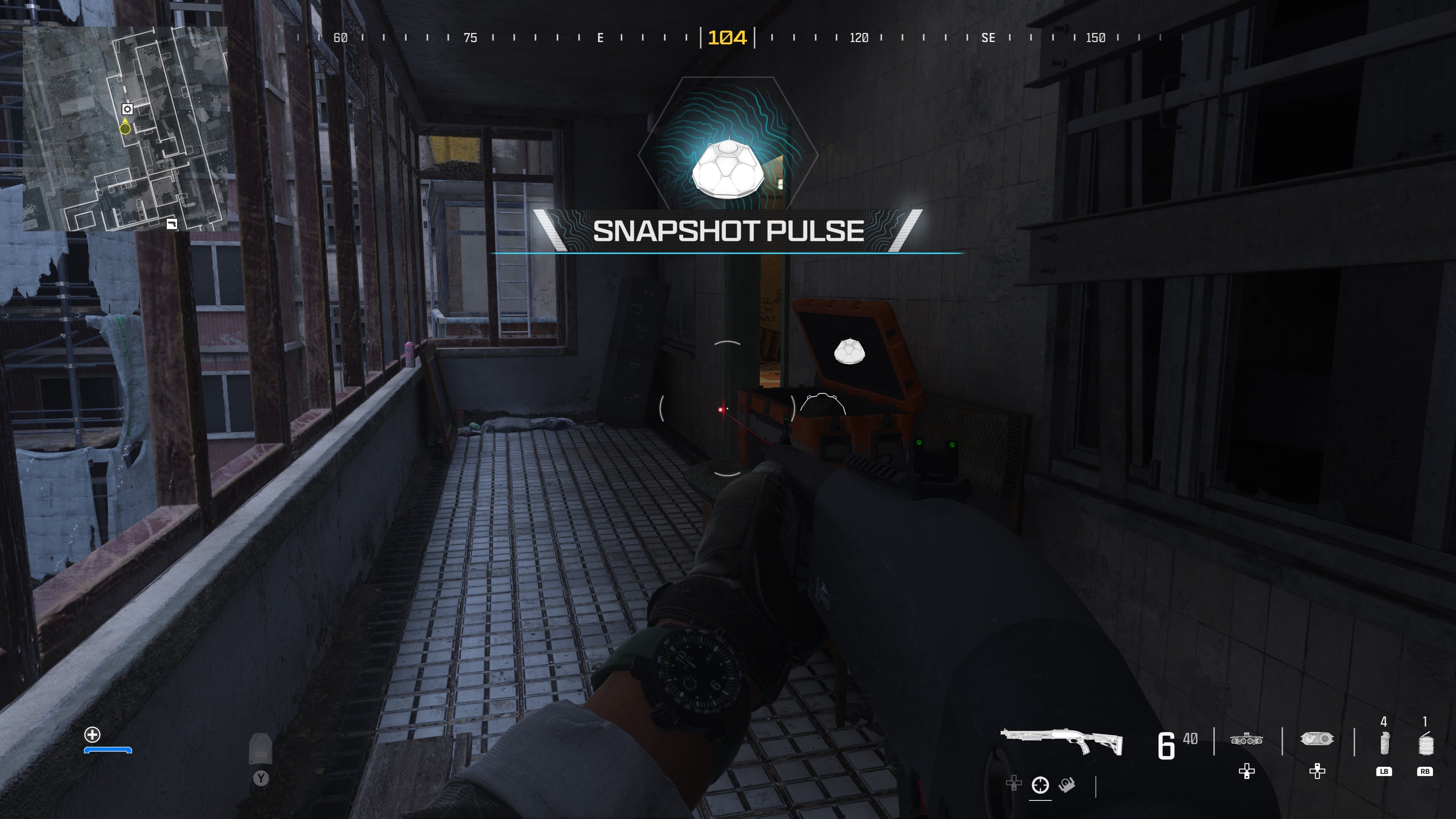 looking at a supply box with a weapon in it on the highrise map