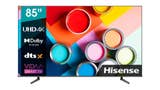 Jetzt 29% sparen: 85 Zoll TV Hisense A6EG im Weihnachtsangebot bei Amazon (4K, HDR, Dolby Vision)