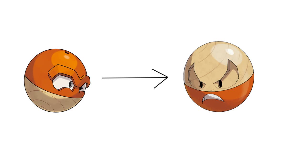 Voltorb Evolution Chart Voltorb Pokemon Red, Blue And Yellow Guide