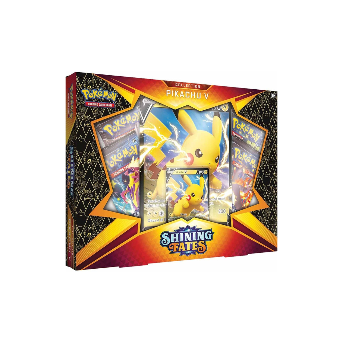 Pokemon TCG: Shining Fates Collection Pikachu V Box