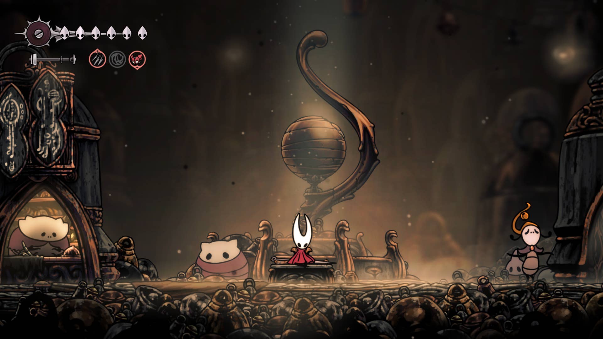 The Hornet will rest in the restored town of Bell Heart in Hollow Knight: Silkson.