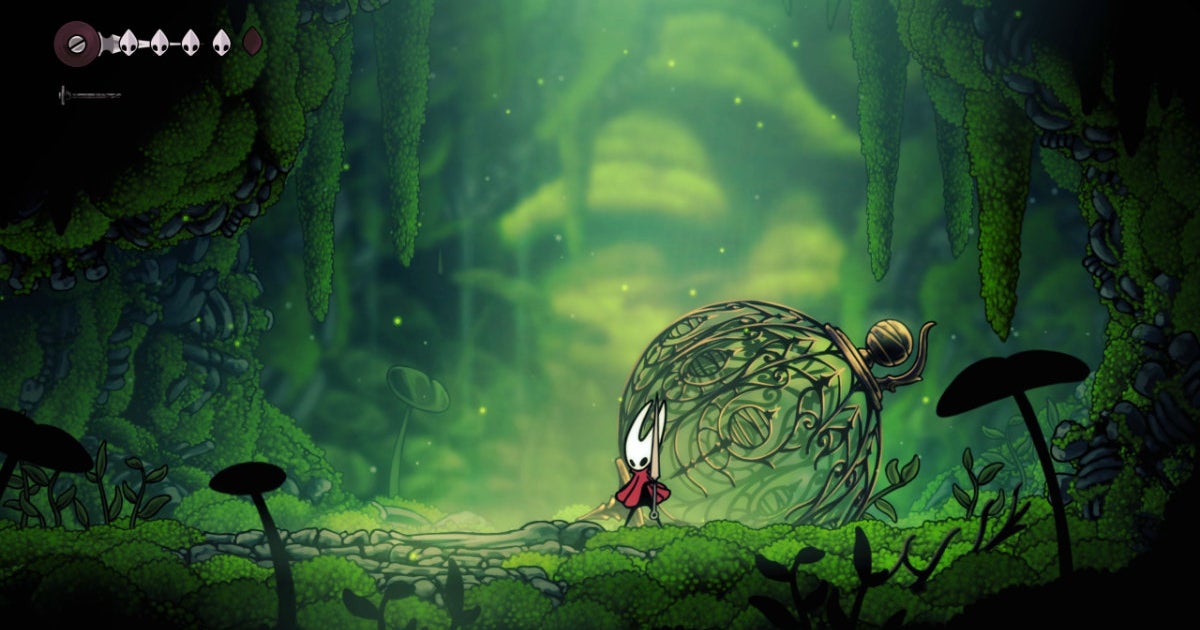 Hollow Knight Silksong - Moss grotto, Ruined Chapel | Eurogamer.pl