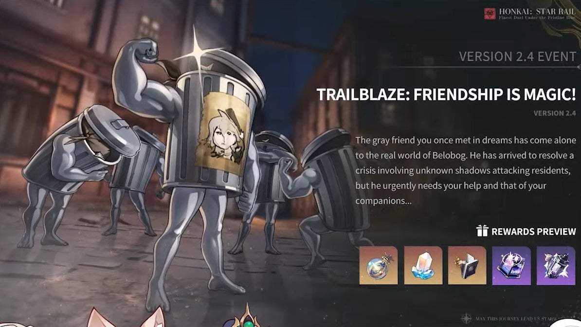 Event details for Trailblaze Friendship is Magic in Honkai Star Rail version 2.4.