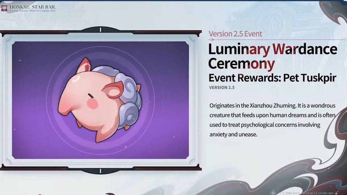 Pet Tuskpir and details on how to obtain it in Honkai Star Rail.