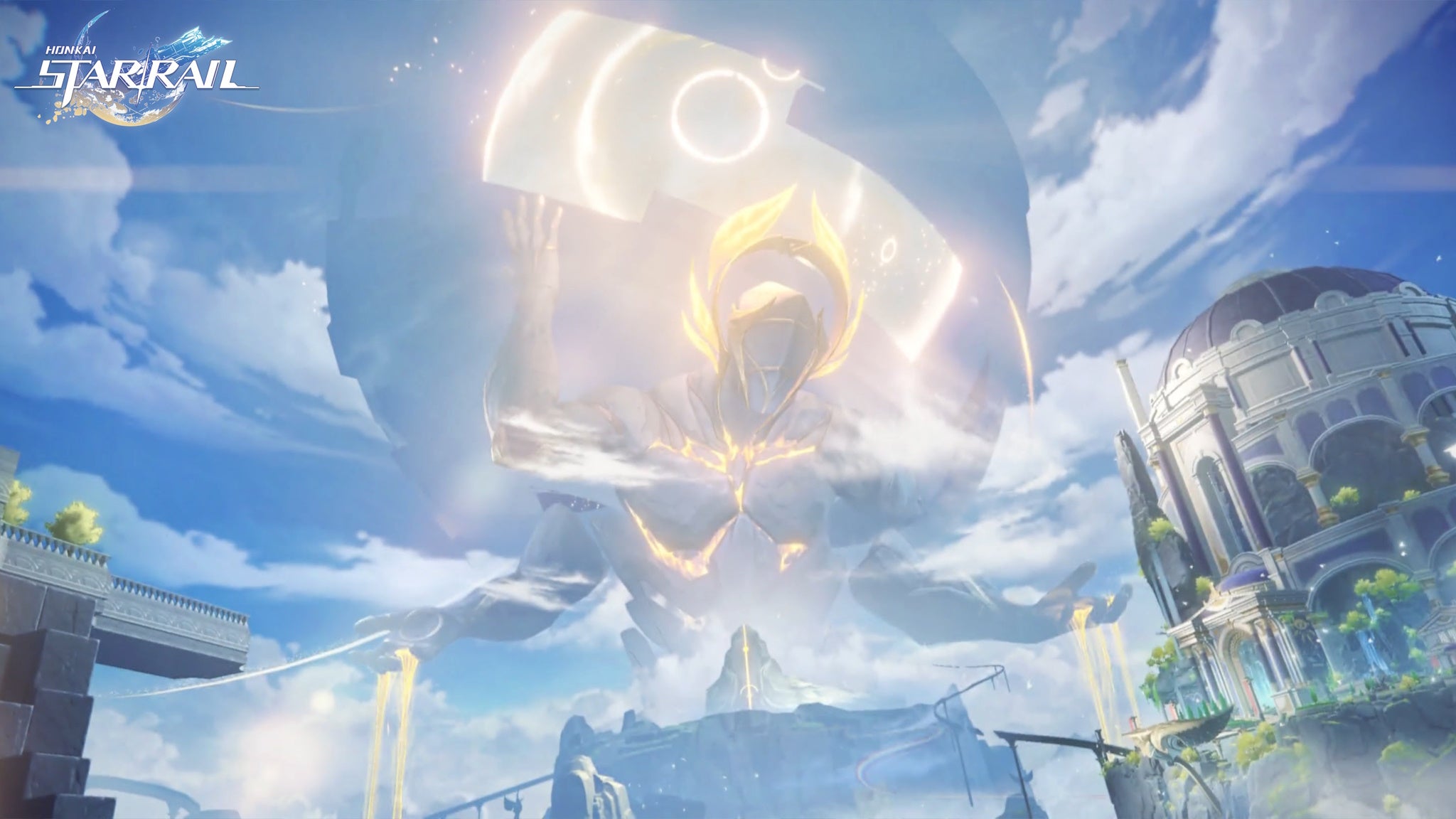 Amphoreus landscape in day in Honkai Star Rail.