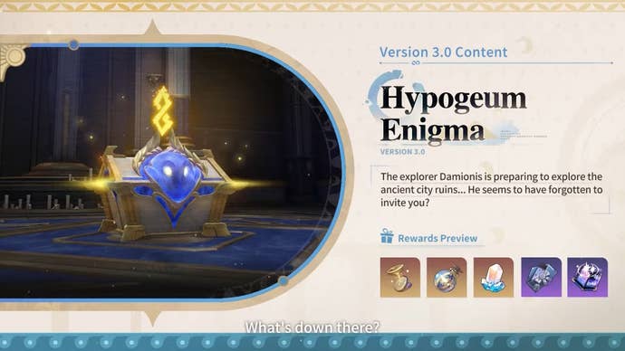 Hypogeum Enigmaevent event details in Honkai Star Rail.