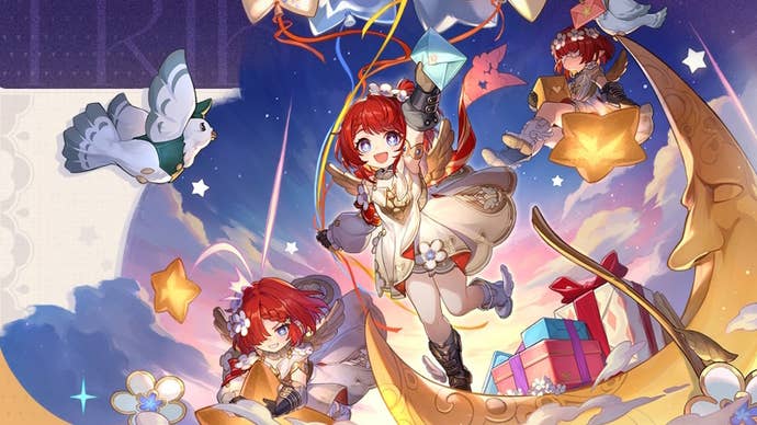 Cropped drip marketing for Tribbie in Honkai Star Rail.