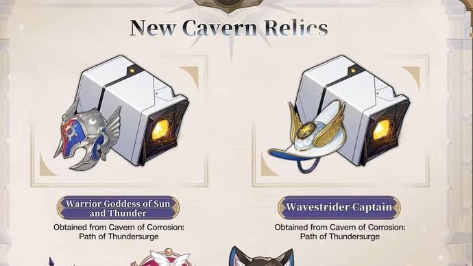 CAVERN RELICS introduced in version 3.3 of Honkai Star Rail.