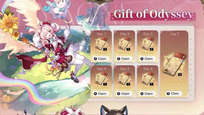 Odyseey gift for version 3.3 in Honkai Star Rail.