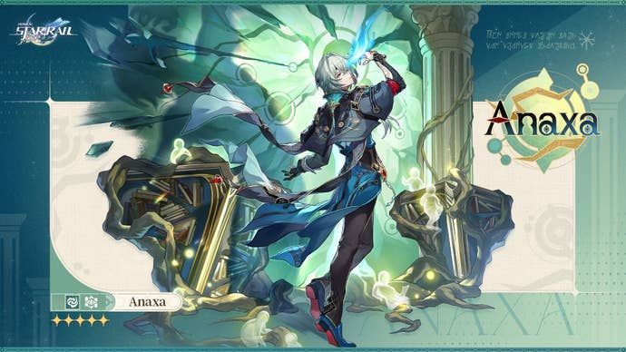 Drip marketing for Anaxa in Honkai Star Rail.