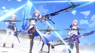 Bronya using her ultimate in Honkai Star Rail