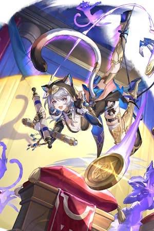 Art of cropped splashes by Cipher de Honkai Star Rail.