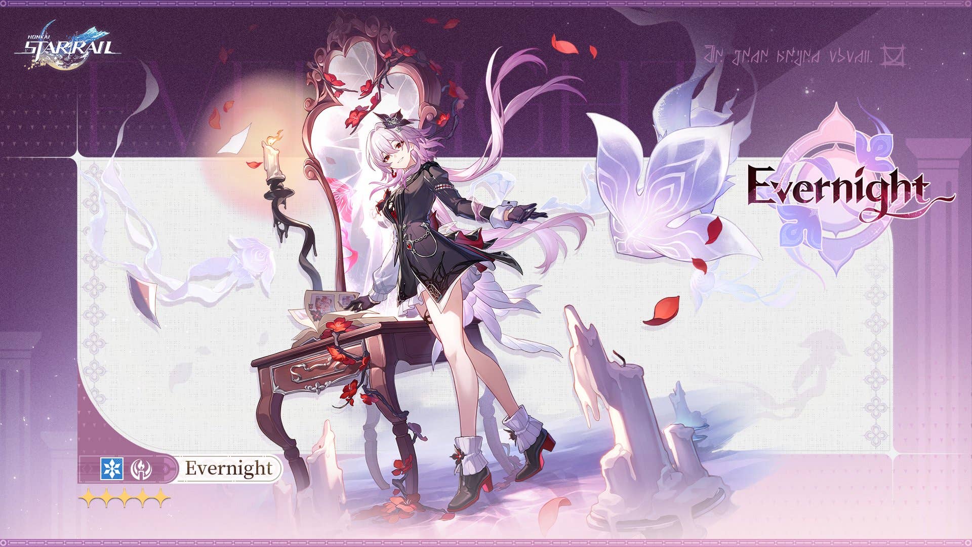 Uma imagem de marketing de gotejamento para sempre em Honkai: Star Rail.