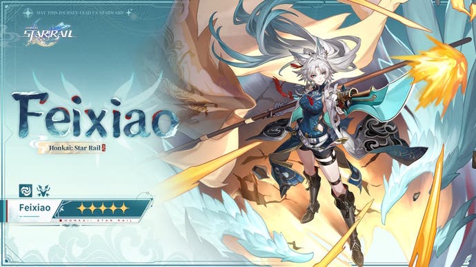 Drip Marketing for Feixiao in Honkai: Star Rail.